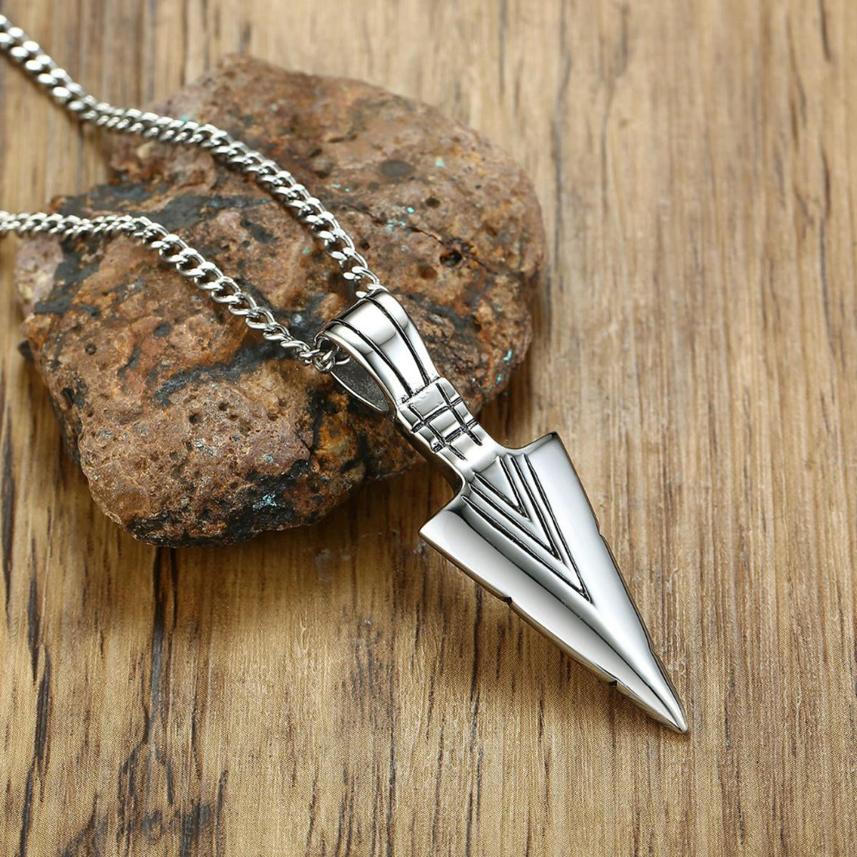 Silver Arrow Necklace Pendant