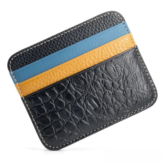 Retro First Layer Genuine Leather Card Bag